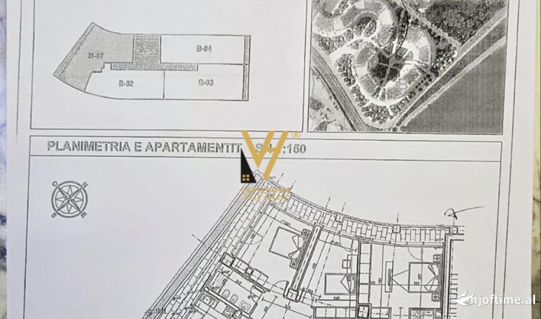 Shtepi ne shitje Apartament ne Tirane, 3+1, Mobilimi Bosh, pa mobiluar, Pagesa 712,000  Euro.