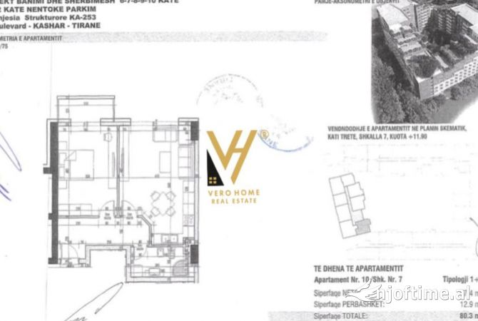 Shtepi ne shitje 1+1 ne Tirane - 96,500 Euro