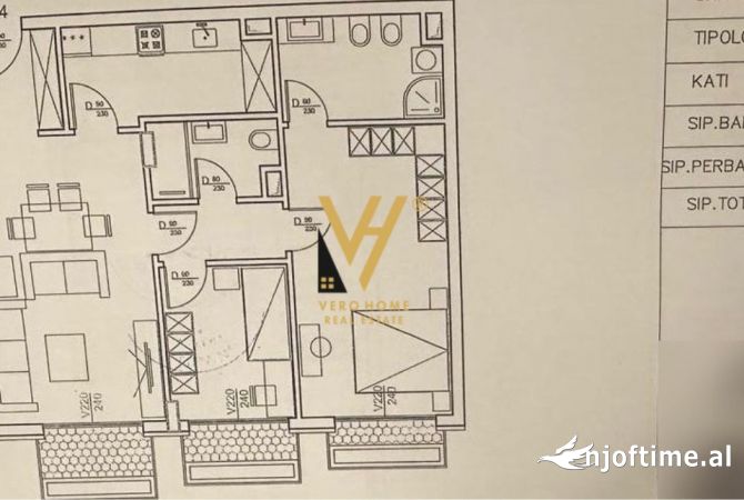 Shtepi ne shitje 2+1 ne Tirane - 292,200 Euro