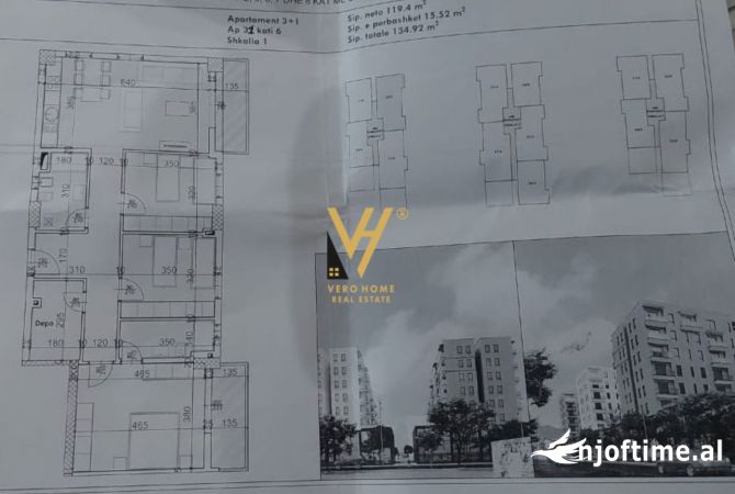 Shtepi ne shitje 2+1 ne Tirane - 278,000 Euro