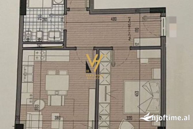 Shtepi ne shitje 2+1 ne Tirane - 94,000 Euro