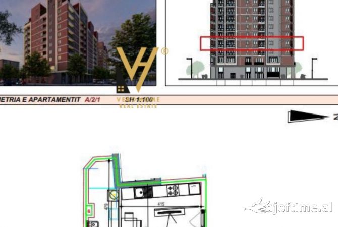 Shtepi ne shitje 1+1 ne Tirane - 165,000 Euro