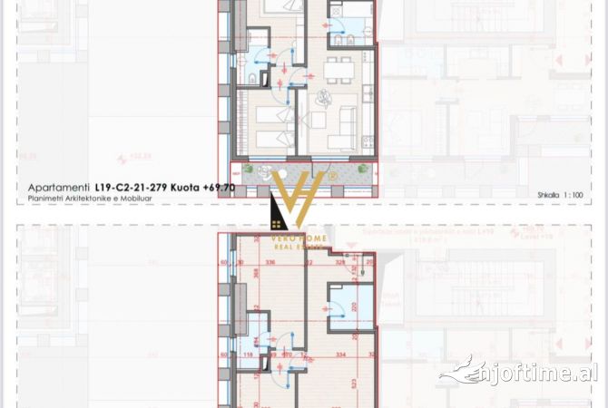 Shtepi ne shitje 2+1 ne Tirane - 267,000 Euro