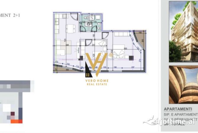 Shtepi ne shitje 2+1 ne Tirane - 230,000 Euro