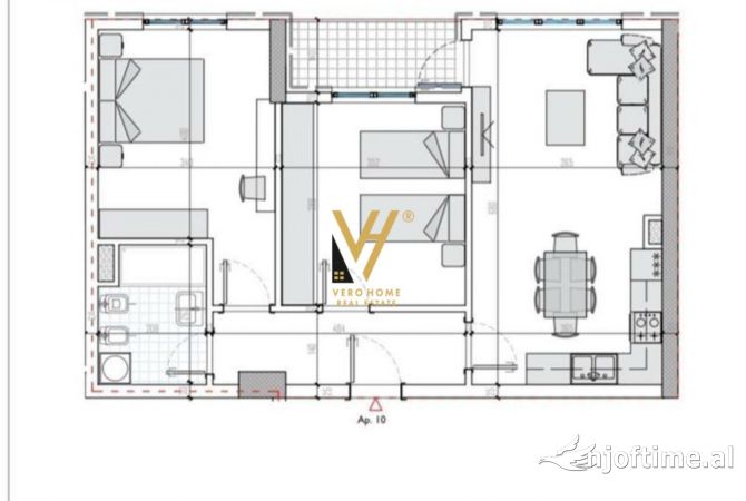 Shtepi ne shitje Apartament ne Tirane, 2+1, Mobilimi E mobiluar, Pagesa 130,000  Euro.