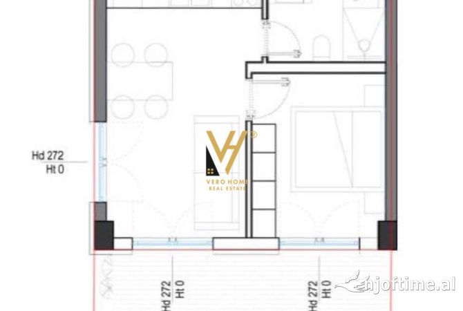 Casa in vendita 1+1 a Himara - 175,200 Euro