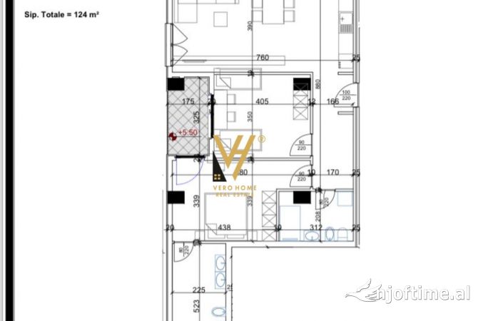 Shtepi ne shitje 2+1 ne Tirane - 185,200 Euro