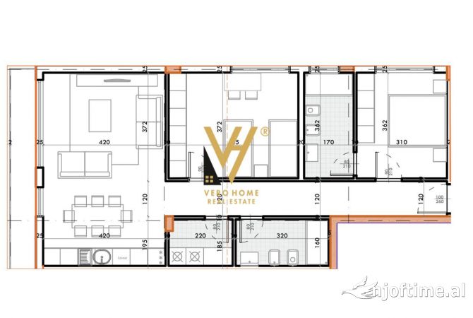 Shtepi ne shitje 2+1 ne Tirane - 188,530 Euro