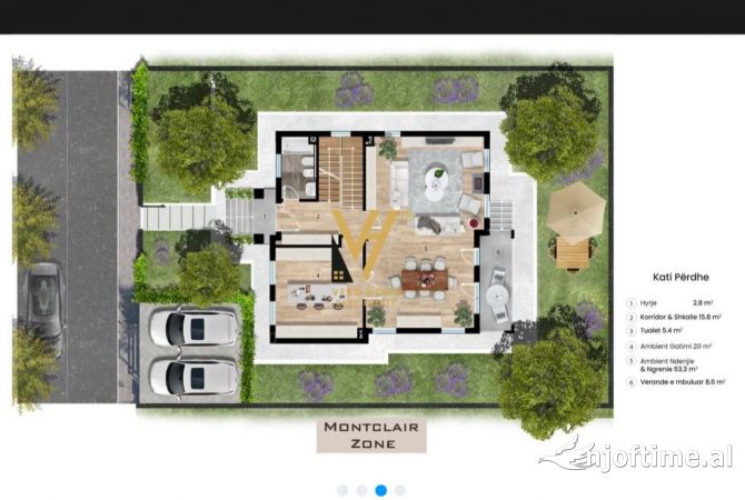 Shtepi ne shitje Vila Luksoze ne Tirane, 3+1, Mobilimi Bosh, pa mobiluar, Pagesa 977,985  Euro.