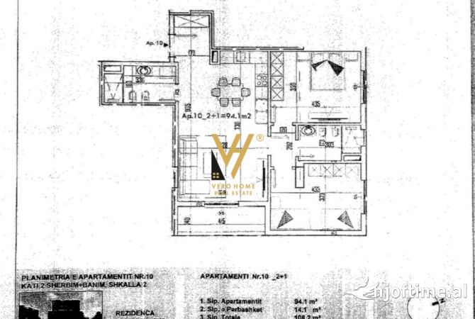 Shtepi ne shitje 2+1 ne Tirane - 111,200 Euro