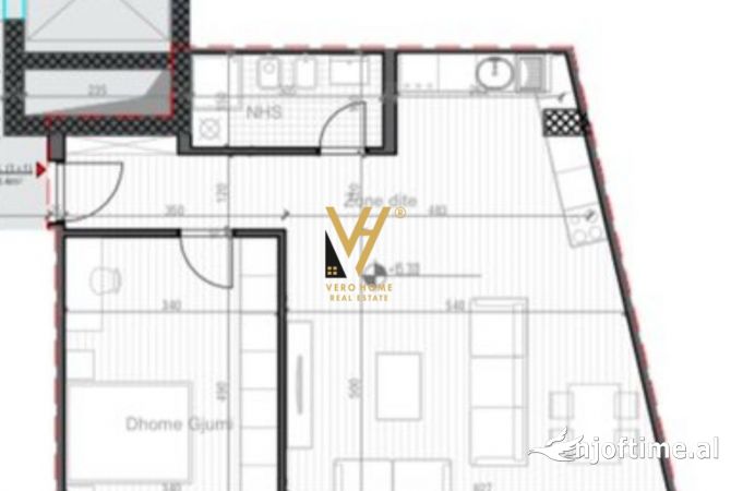 Shtepi ne shitje 1+1 ne Tirane - 148,500 Euro