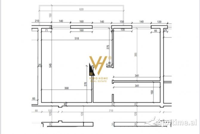 House for Sale 1+1 in Tirana - 114,500 Euro