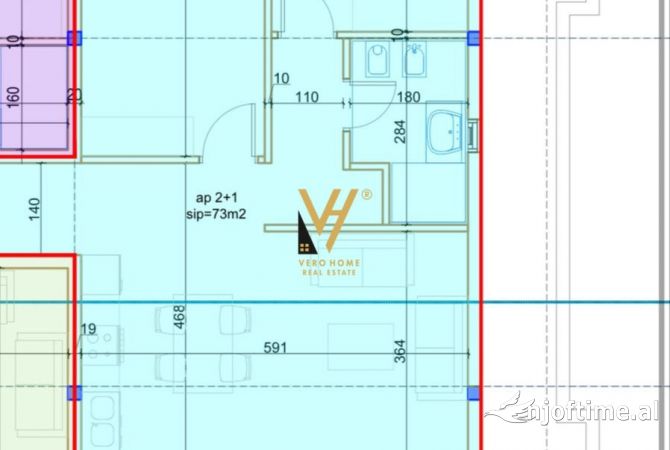 Shtepi ne shitje 2+1 ne Vlore - 268,500 Euro