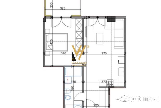 Shtepi ne shitje 1+1 ne Tirane - 122,400 Euro