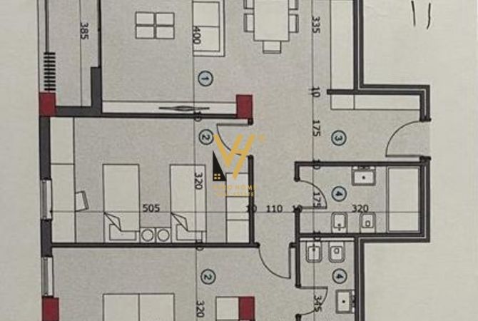 Shtepi ne shitje 2+1 ne Tirane - 155,000 Euro