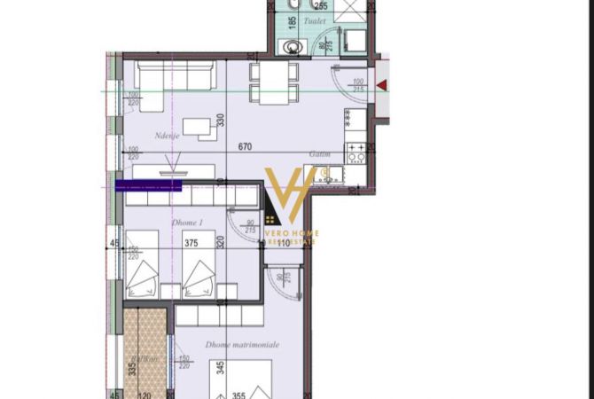 Shtepi ne shitje 2+1 ne Tirane - 112,000 Euro