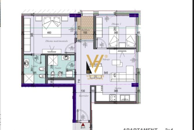 Shtepi ne shitje 2+1 ne Tirane - 132,500 Euro