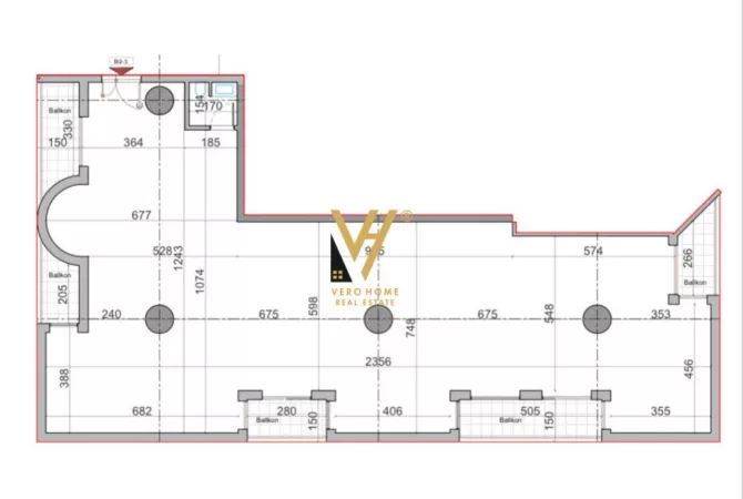 Ambiente Commerciale in Vendita 3+1 a Tirana - 1,016,000 Euro