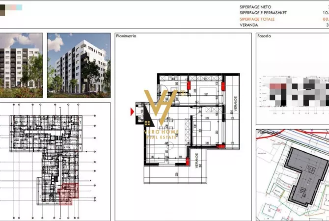 Shtepi ne shitje 2+1 ne Tirane - 105,000 Euro