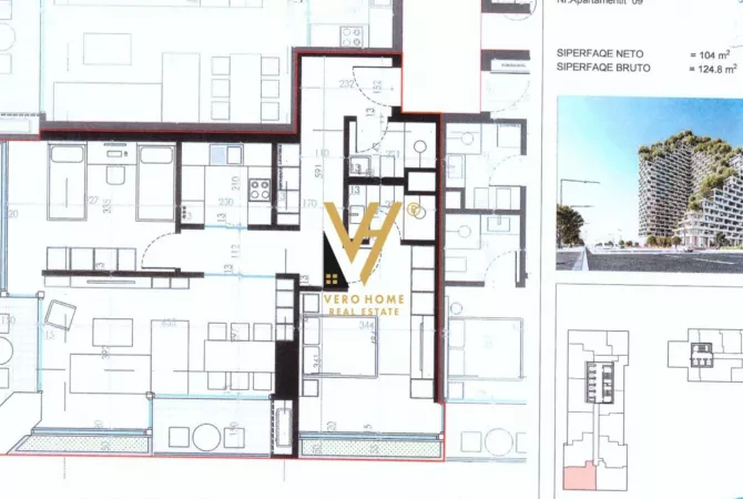 House for Sale 2+1 in Tirana - 250,000 Euro