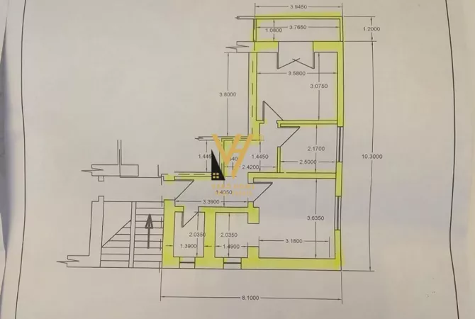 Shtepi ne shitje Apartament ne Tirane, 2+1, Mobilimi Bosh, pa mobiluar, Pagesa 173,000  Euro.