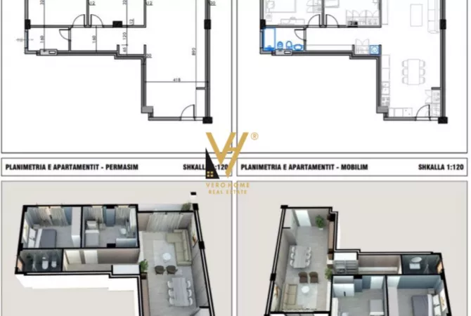 Shtepi ne shitje 2+1 ne Tirane - 152,000 Euro
