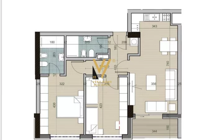 Shtepi ne shitje 2+1 ne Tirane - 118,000 Euro