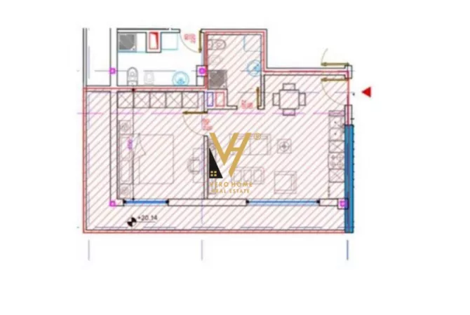 Shtepi ne shitje 1+1 ne Tirane - 192,000 Euro