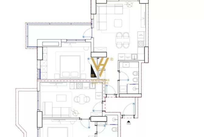 Ambiente Commerciale in Affitto 3+1 a Tirana - 1,350 Euro