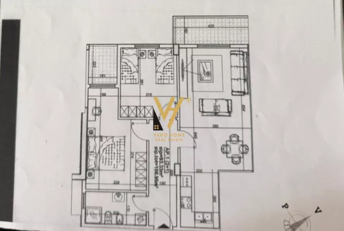 Shtepi ne shitje Apartament ne Tirane, 2+1, Mobilimi E mobiluar, Pagesa 155,000  Euro.