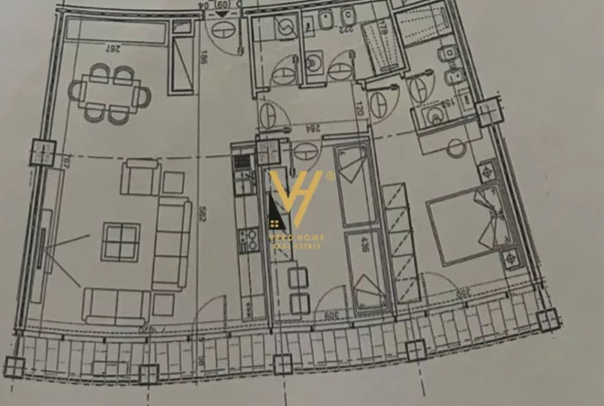 Shtepi me qera Apartament ne Tirane, 2+1, Mobilimi E mobiluar, Pagesa 160,000  Leke.