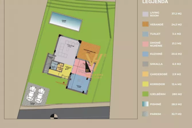 Shtepi ne shitje 3+1 ne Tirane - 1,327,000 Euro