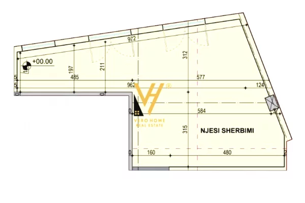 Business Property for Rent 1+1 in Tirana - 600 Euro