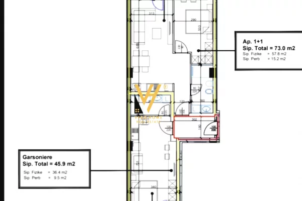 Shtepi ne shitje 2+1 ne Tirane - 189,000 Euro