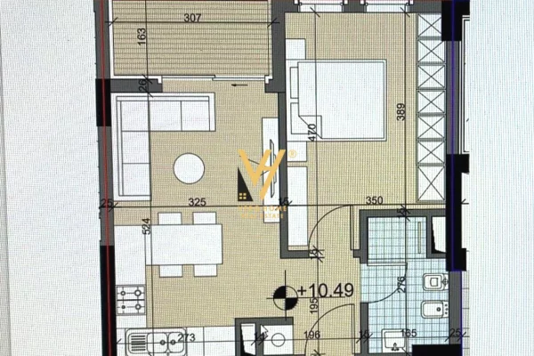 Shtepi ne shitje 1+1 ne Tirane - 77,000 Euro