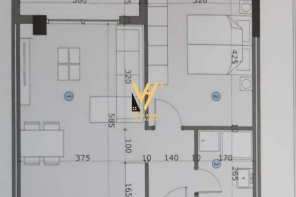 Shtepi me qera 1+1 ne Tirane - 600 Euro