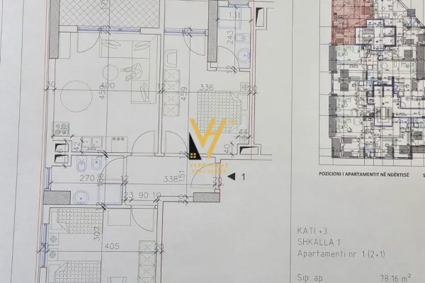 Shtepi ne shitje 2+1 ne Tirane - 22,000,000 Leke