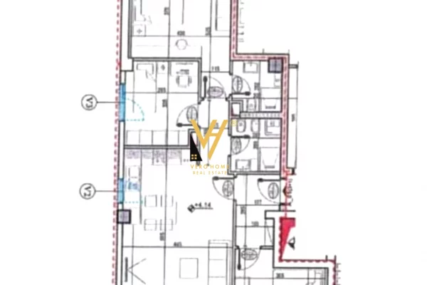 Business Property for Rent 3+1 in Tirana - 80,000 Leke