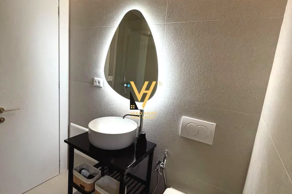 Shtepi me qera Apartament ne Tirane, 1+1, Mobilimi E mobiluar, Pagesa 85,000  Leke.